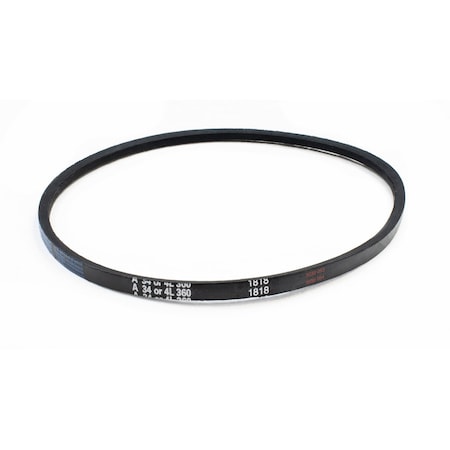 D&D A34/4L360 Classical V-Belt, 36 in Outside Length, 1/2 in Top Width, 1 Ribs A34/4L360